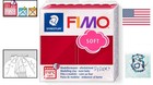 57g Cherry Red Fimo Polymer Clay - Perfect For Sculpting And Creative Endeavors
