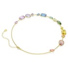 Swarovski Sparkling  Gold-plated Color Gema Necklace New