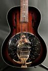 Recording King Rr-41-vs Rattlesnake Small Body Resonator Guitar Vintage Sunburst