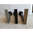 Channel Drain Universal Retaining Wall Block Gray Plastic Easy Installation