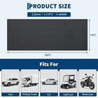 16 18 20 22 25 Ft Garage Floor Mat Diamond Plate Flooring Roll  pvc Rubber Mat