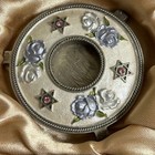 Jewish Judaica Shabbat Pewter Candlestick Holders One Pair Two Candles 3136