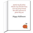 2 x3  Giant Stock Halloween Card W envelope