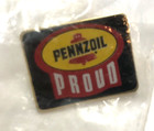Pennzoil Pins- Lot Of 3- Pennzoil Proud  Large Pennzoil And Pennzoil Bottle