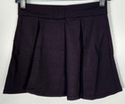 Danskin Nycb Women   s Size Petite Xs  0-2  Rich Black Mesh Gore Skirt Dancewear
