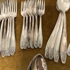 29 Pcs 1847 Rogers Bros Ambassador Silverplate Spoons     Vintage Flatware Set