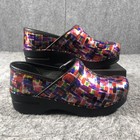 Dansko Professional Clogs Womens 6 5-7 Multicolor Leather Slip On Comfort