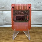 Sony Playstation 1 Official Ps1 Memory Card Scph-1020 Clear Red Tested Working