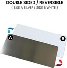 5seconds Double Sided Bathroom Hand Dryer Wall Splash Guard  Aluminum Wall Guard