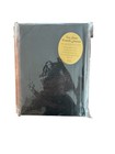 New   Top Grain Black Leather Journal   Notebook   Diary With Gold Gilded Edges