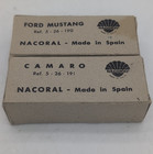 Vintage Nacoral 1974 Boxes Only For Ford Mustang   Camaro 5-26-190 5-26-191 Read