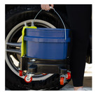 Heavy Duty 5 Gallon Auto Drive Durable Bucket Dolly Mop Wash Drum Cart Rolling 