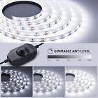 10m 6000k Super Bright 300 Leds Strip Light White Dimmable Tape Leds Daylight Us