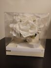 White Roses Wedding Bouquet Bridal Artificial Flowers With Pearls By Simplicity 