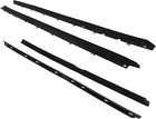 Black Rubber Window Sweep Weatherstrip Felt Seal Kit Set Of 4 Replacement For   