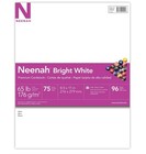 Bright White Cardstock 8 5 X 11 65 Lb 176 Gsm White 75 Paper Sheets
