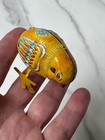 Vintage Haji Tin Litho Easter Chick  Japan  1 5 x 2   no Egg Or Key 