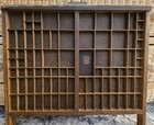 Vintage Hamilton Printer   s Type Tray 22    Letterpress Case Wooden Shadow Box