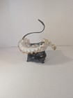 Antique Victorian Bridal Basket- With Milk Glass Basket   Quadruple Plated Stand