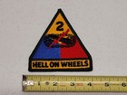 2nd Armored Division Hell On Wheels Us Army Embroidered Patch New