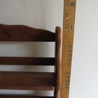 Vintage Mid Century 1970s Wood Spice Rack 3 Tier Wall Mount  spices  17  X 17 