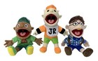 Set Of 4 Sml Hand Puppets Jeffy  Junior  Joseph  Cody With 1 Rod Christmas Gift 