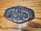 1976 Harley Davidson Chain Belt Buckle The Great American Buckle Co Harley Bike 