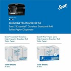 Kimberly-clark Professional 09604 Scott Single Roll Toilet Paper Dispenser