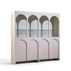 Robsjohn-gibbings For Widdicomb Colosseum Mid Century Credenza And Hutch