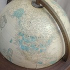 Cram s Imperial Floor World Globe Wood Stand  Full Meridian  Rotating Large