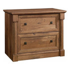 Sauder Palladia Engineered Wood 2-drawer Lateral File Cabinet In Vintage Oak