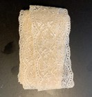  Vintage Lace Trims Off-white Ecru  20 Yds    4 Yds  Lot Of 2