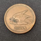 1864 Geo  March Dealer In Drygoods Hillsboro Ohio Civil War Store Card Token
