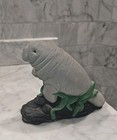 Vintage  it s Sand  Sand Sculptures Manatee Mother And Baby  Heavy Free Shipping