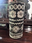 New Retro Rattan Lamp W  Real Vintage Tapa Cloth Oceanic Flame Bulb