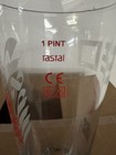 2 New Style Asahi Beer    super Dry    Pint Glasses   M25  