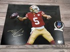 Trey Lance Signed San Francisco 49ers 11x14 Photo Beckett Coa