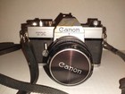 Vintage Retro Canon Tx 272 159 50mm Lens  With Strap   Lens Cap