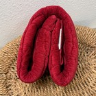 Pottery Barn Cozy Cloud Quilted Pillow Sham  King   Ruby Red