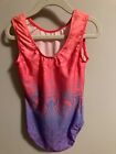 Suni Lee Gk Elite Leotard Gymnastics Pink Purple Child Lg  Cl