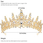 Birthday Queen Sash And Crown Set - Gold Rhinestone Tiara And Sash