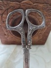 Antique Scissors Webster Company Sterling Silver Sewing 