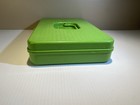 Vintage Lime Green Plastic Wilson Wil-hold Sewing Box   Thread Storage Case Usa