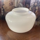 Vintage 5 5  White Student Lamp Schoolhouse Or Ceiling Mount Glass Light Shade