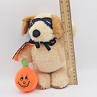 8  Vintage Russ Tricks The Dog Halloween Plush Pumpkin Mask Cape