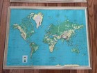 Vintage Raised Relief Map Rubber Vinyl Maps  Usa And World