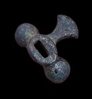 Ancient Medieval Bronze Dagger Quillon - Dating 15th Century Ad     5651 