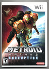  no Game  Case   Manual Only - Metroid Prime 3 Corruption - Nintendo Wii