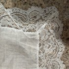 Vintage White Wide Lace Edge Hankie Wedding Bridal Wedding 11   