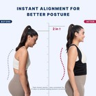 Fit Geno Posture Corrector     Back Support Brace   Adjustable Shoulder Straighten